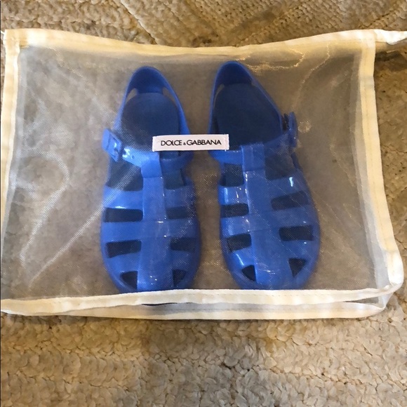 Dolce and Gabbana toddler boy jelly sandals - Picture 3 of 4